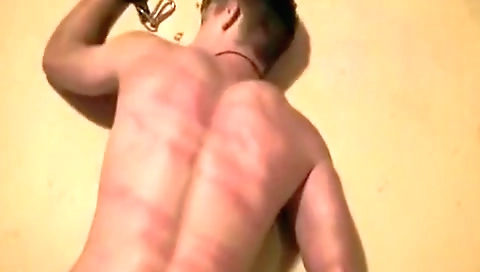 Sexy girl is fucked by a toy in the ass