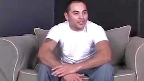 Sexy blonde tranny fucks in the kitchen and squirt