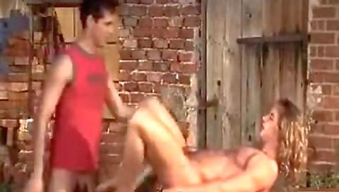 Sexy brunette gets her pussy drilled on