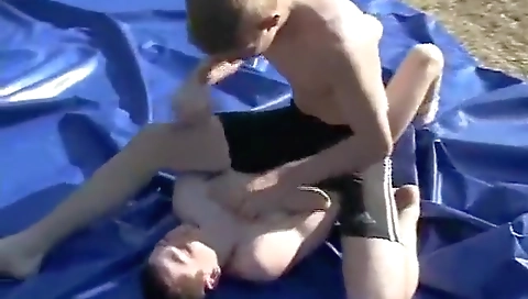 She's first time with a sexy girl