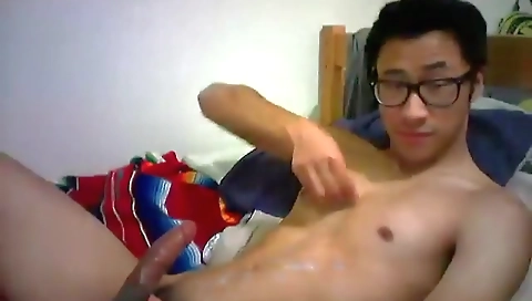 Sexy young chick fucking herself with her dildo