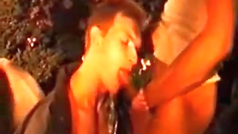 Spanish girl shows her big black cock