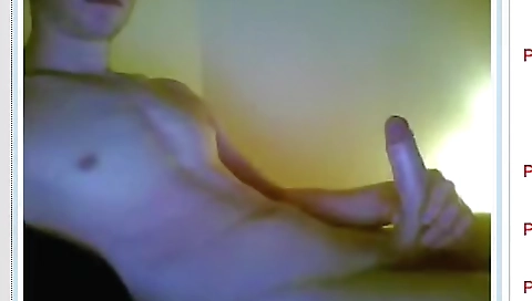 Blonde chick plays her tight cunt