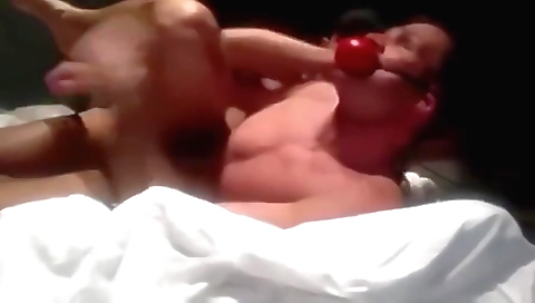 Blonde with big tits dildo fuck her pussy