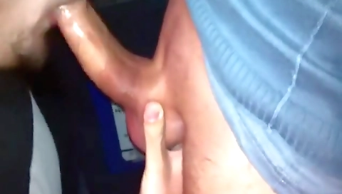 Sexy blonde dildo fuck with my body