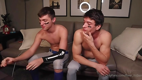 Sexy blonde babe dildo fuck with a criminals