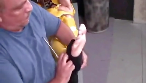 Teeny fucked on the floor