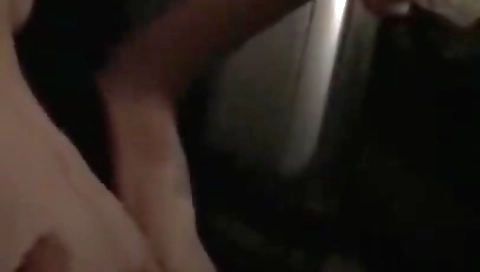 Showering dildo and fucking