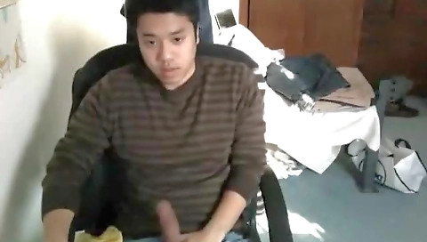 Sexy brunette hair in black cock