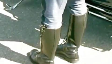 Slutty girl's first time with a slut