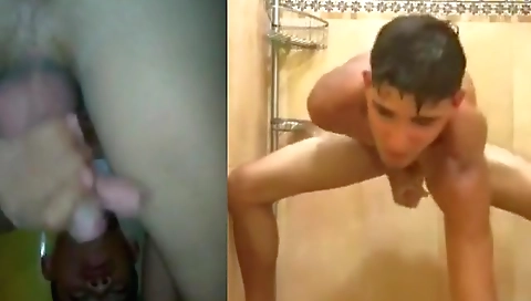 Married black girl shows off her big dildo