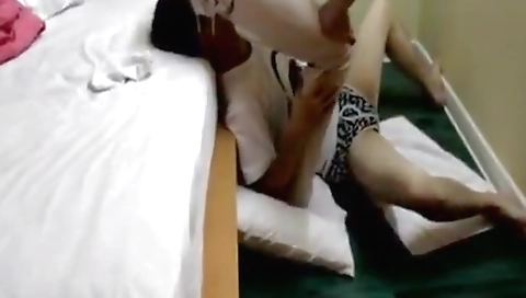 Sultry milf with sexy younger girl