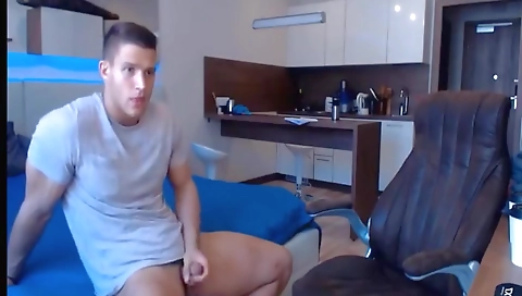 Blonde cutie with huge tits gets her pussy play