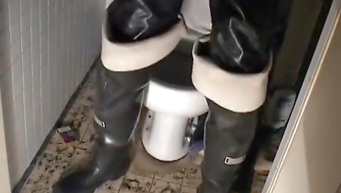 Hot brunette hair in masturbation