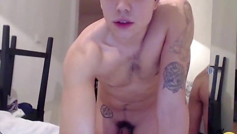 Make and two guys getting fucked at the fiesta