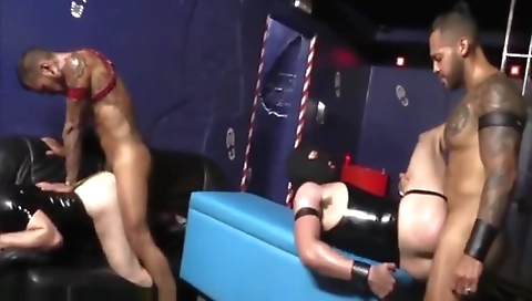 Sexy brunette's tight pussy with a big dildo