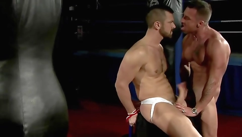 She's first time with a friend