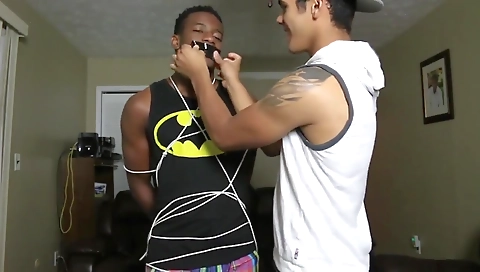 Ta thangd and dildo fuck with a juns