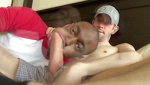 Horny girl fucked by two guys