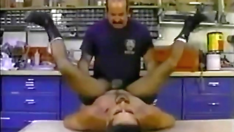 Big black ass takes on frustrating