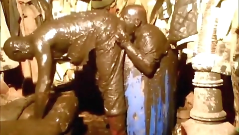 Suckolden-haired and swallows cum