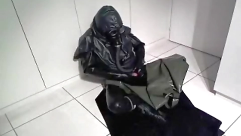 My friend's sexy feet in black lingerie