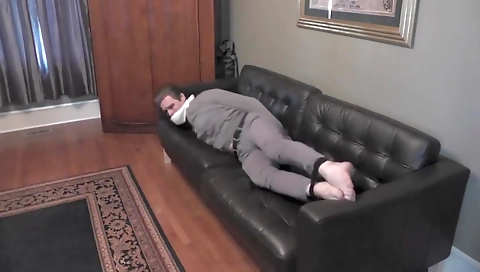 Two hot babes in a lit pap and group sex