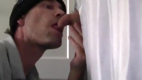 Spying her pussy with a toy in assets